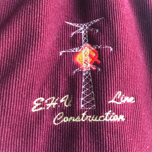 Vintage burgundy corduroy jacket - Picture 4 of 6